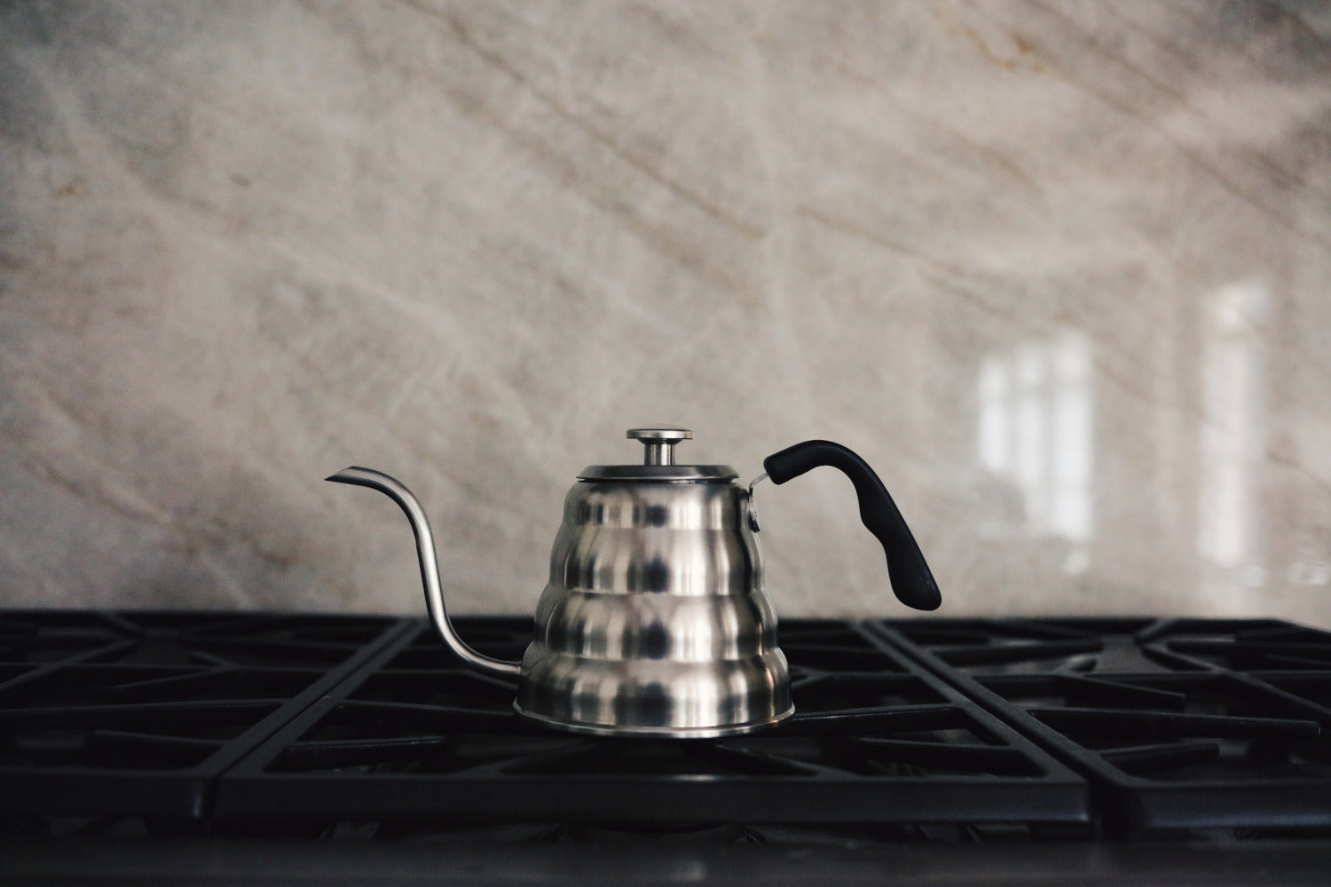 Barista Warrior Gooseneck Kettle for Pour Over Coffee and Tea with