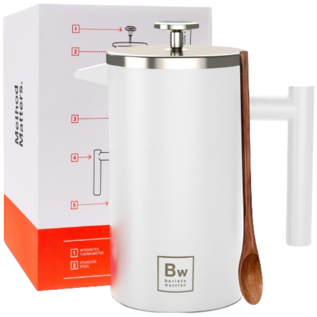 French Press Koffiezetapparaat Thermo Dubbelwandige Geïsoleerde Vacuüm French Press Koffiezetapparaat Thermo Dubbelwandige Geïsoleerde Vacuüm